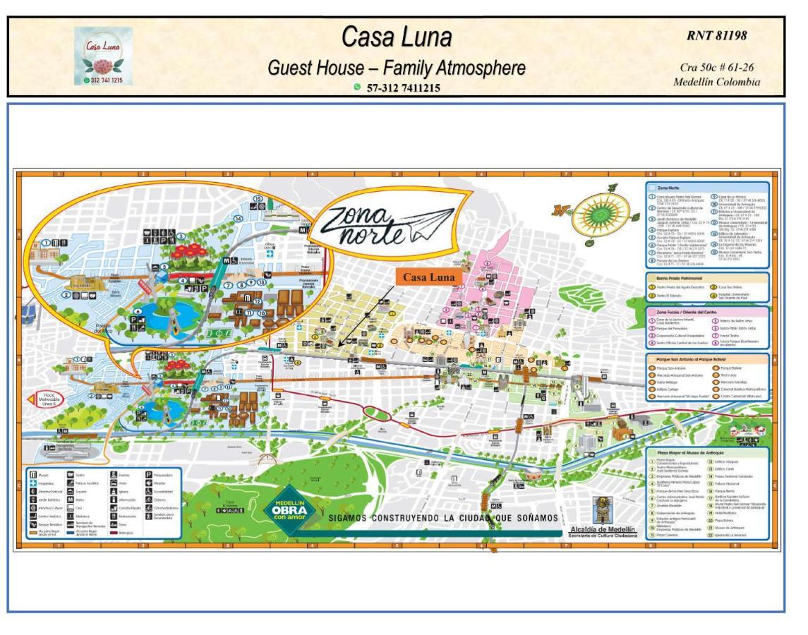 Casa Luna -Estrategica Ubicacion- Медельїн Екстер'єр фото