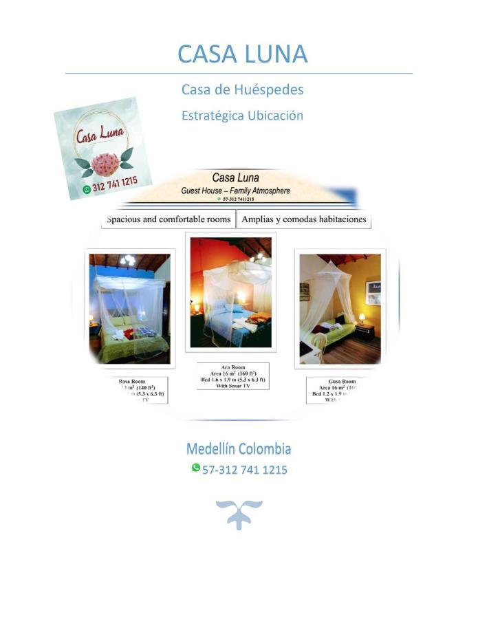 Casa Luna -Estrategica Ubicacion- Медельїн Екстер'єр фото
